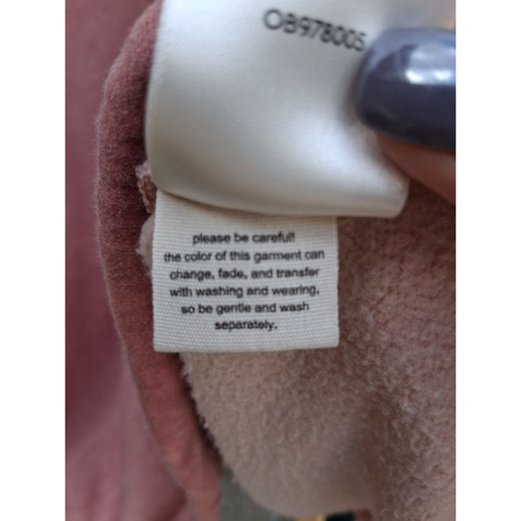 We The Free Free People For The Win Pink Mauve Oversized Hoodie Sweatshirt M - Picture 13 of 16